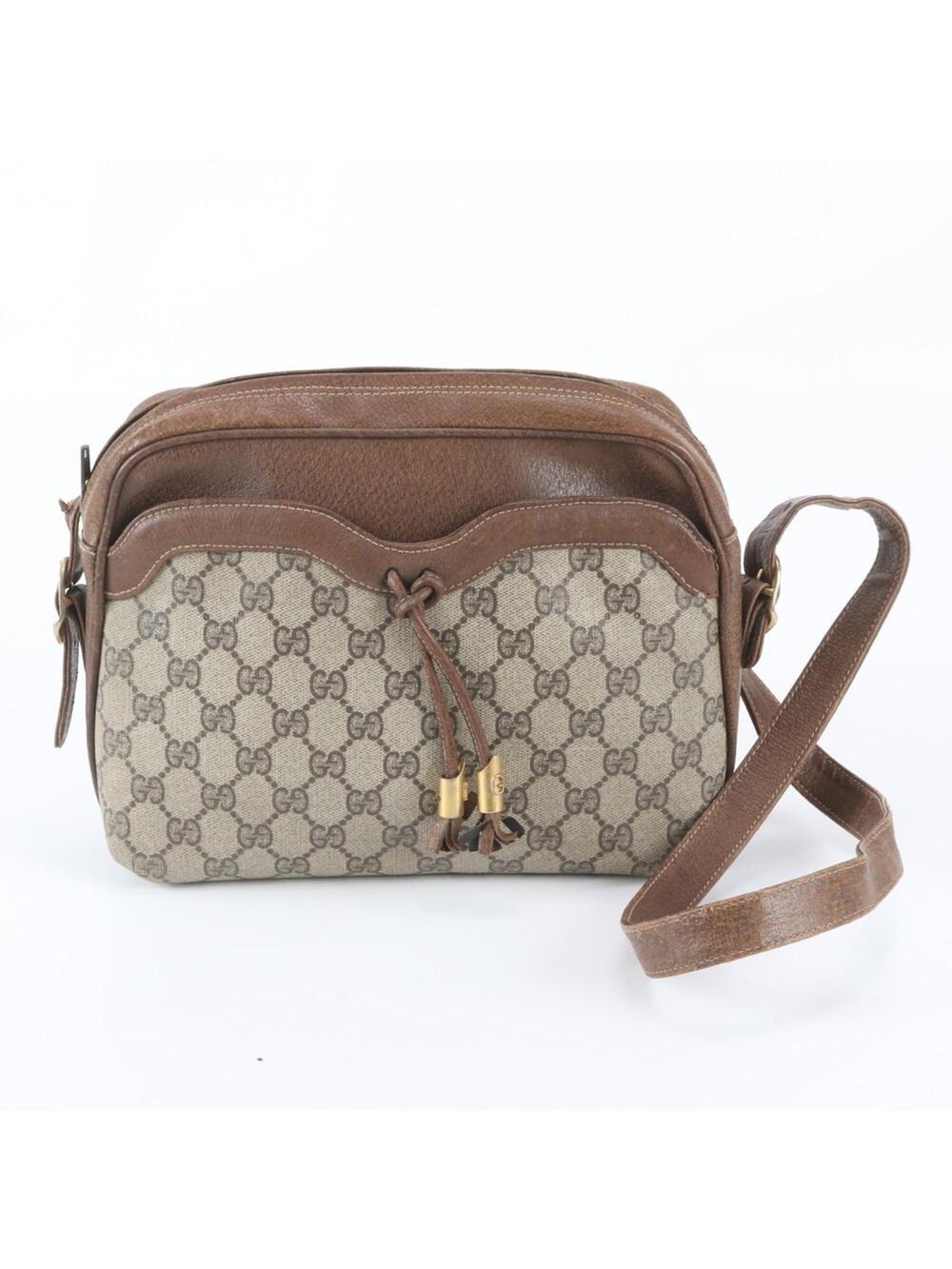 Gucci Vintage Camera Bag Gg Coated #341714G37B
